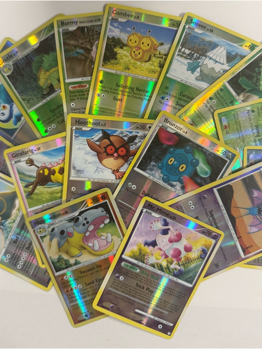 18x Vintage Pokemon TCG Reverse Holo Lot 2007 Diamond Pearl LP Rares